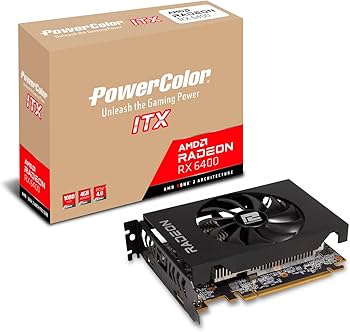 Amazon | POWERCOLOR グラフィックボード AMD Radeon RX6400 GDDR6 4GB Amazon | POWERCOLOR グラフィックボード AMD Radeon RX6400 GDDR6 4GB